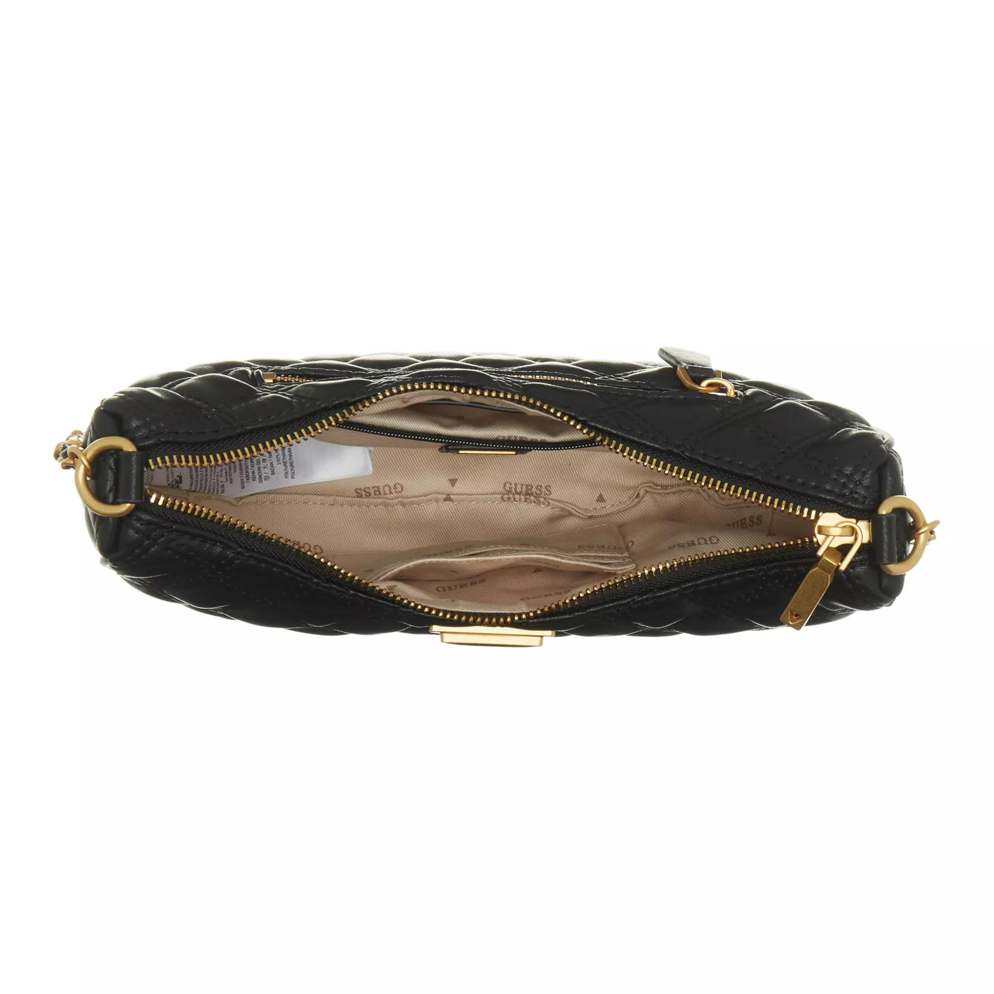 Guess Pochettes Giully Top Zip Shoulder in zwart
