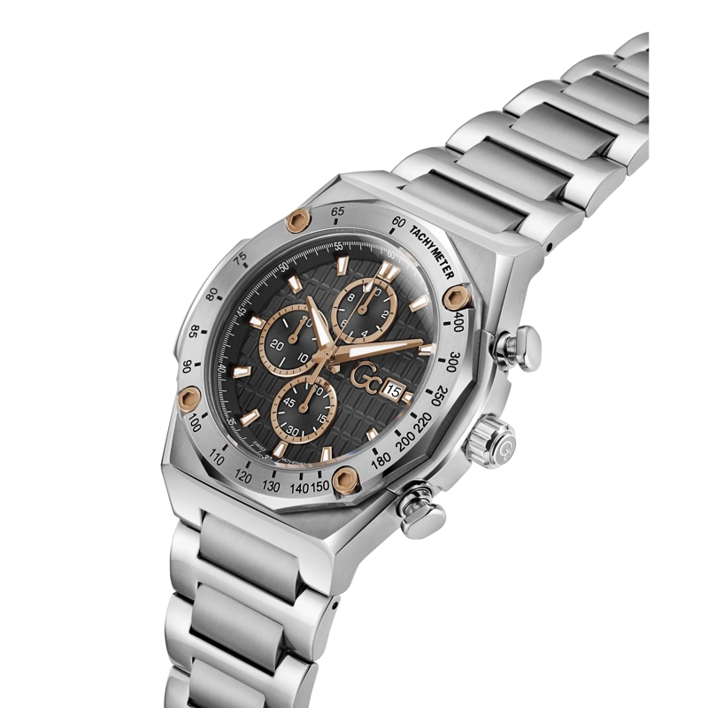 GC Chronograph Quarz-Chronographenuhr Gc Idolsport silber(Image 3)