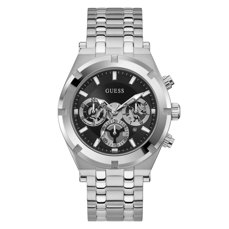 Guess Quarzuhr Quarz Analog Uhr Gs Athena silber
