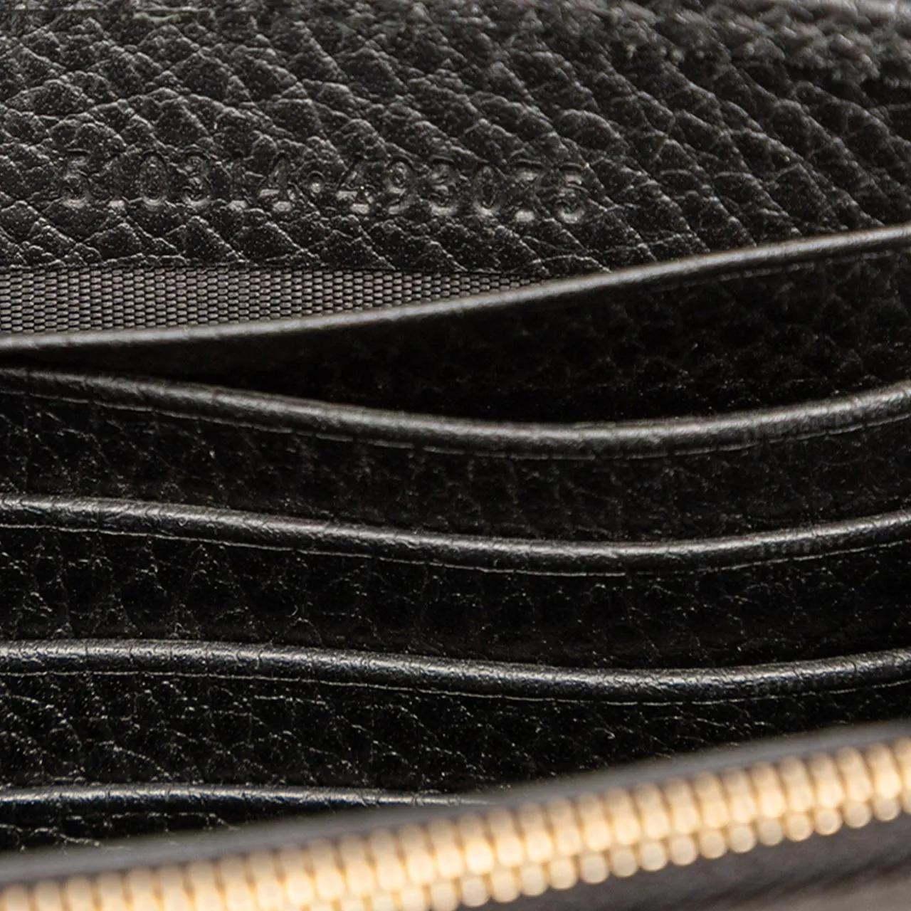 Thumbnail - Gucci Hobo Bags - Leather Interlocking G Dollar Wallet on Chain - Gr. unisize - in Schwarz - für Damen