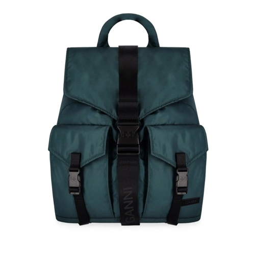 GANNI Rucksack GANNI TECH GRÜNER RUCKSACK grün