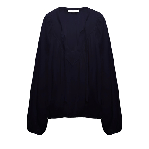 Dorothee Schumacher SHEER DREAMS blouse dark navy 