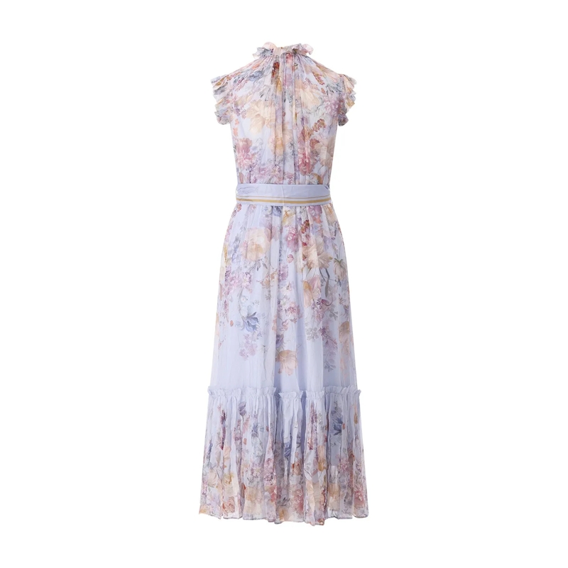 Zimmermann Maxikleid Maxikleid Valiant Flutter pink(Image 3)
