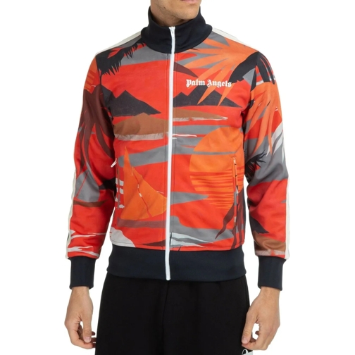 Palm Angels Vestes en duvet Palm Angels Printed Logo Jacket orange