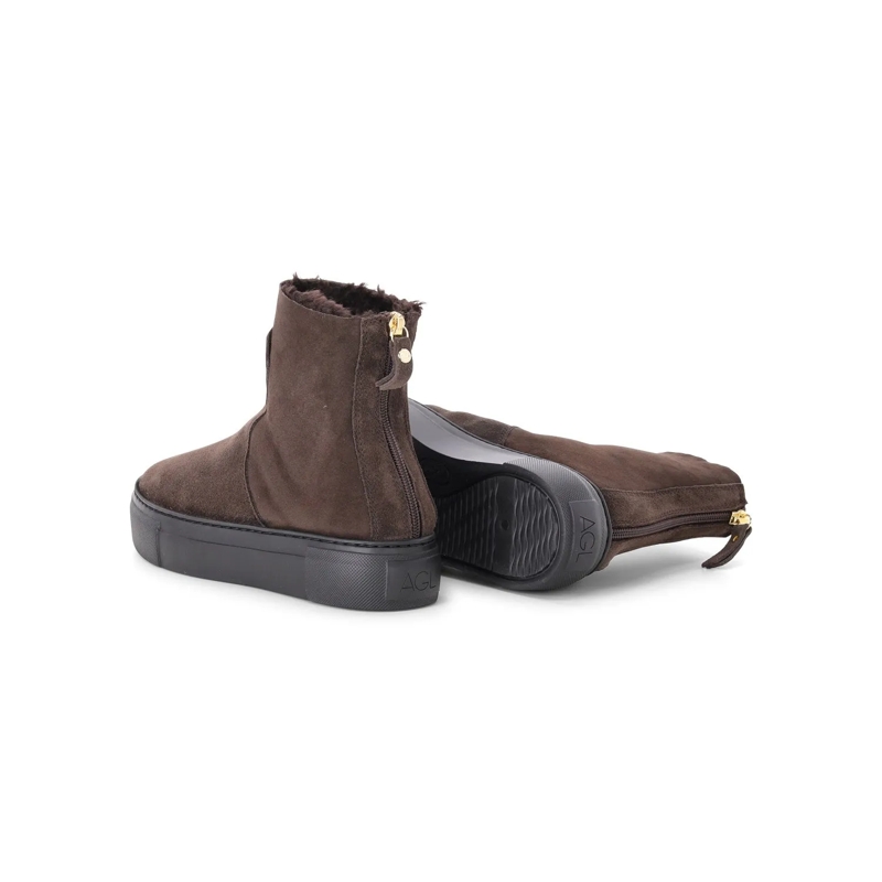 Agl Bottines Boots Meghan aus Veloursleder braun(Image 2)
