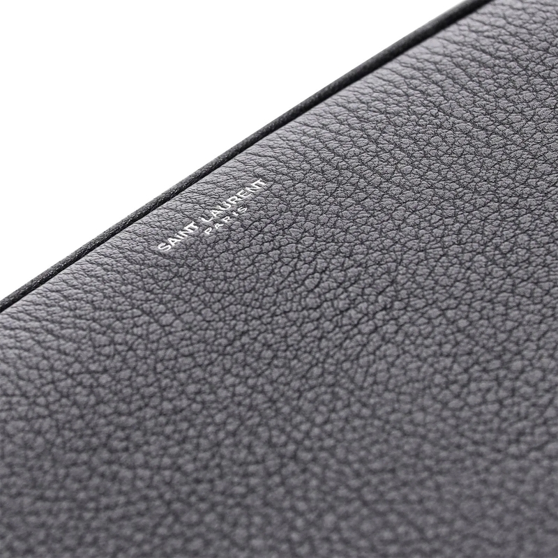 Saint Laurent Schultertasche Umhängetasche aus Leder schwarz(Image 4)