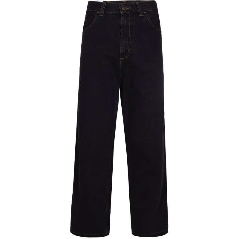 Carhartt Wip Rechte Been Jeans Relaxed Fit Black Jeans With Functional Design Black