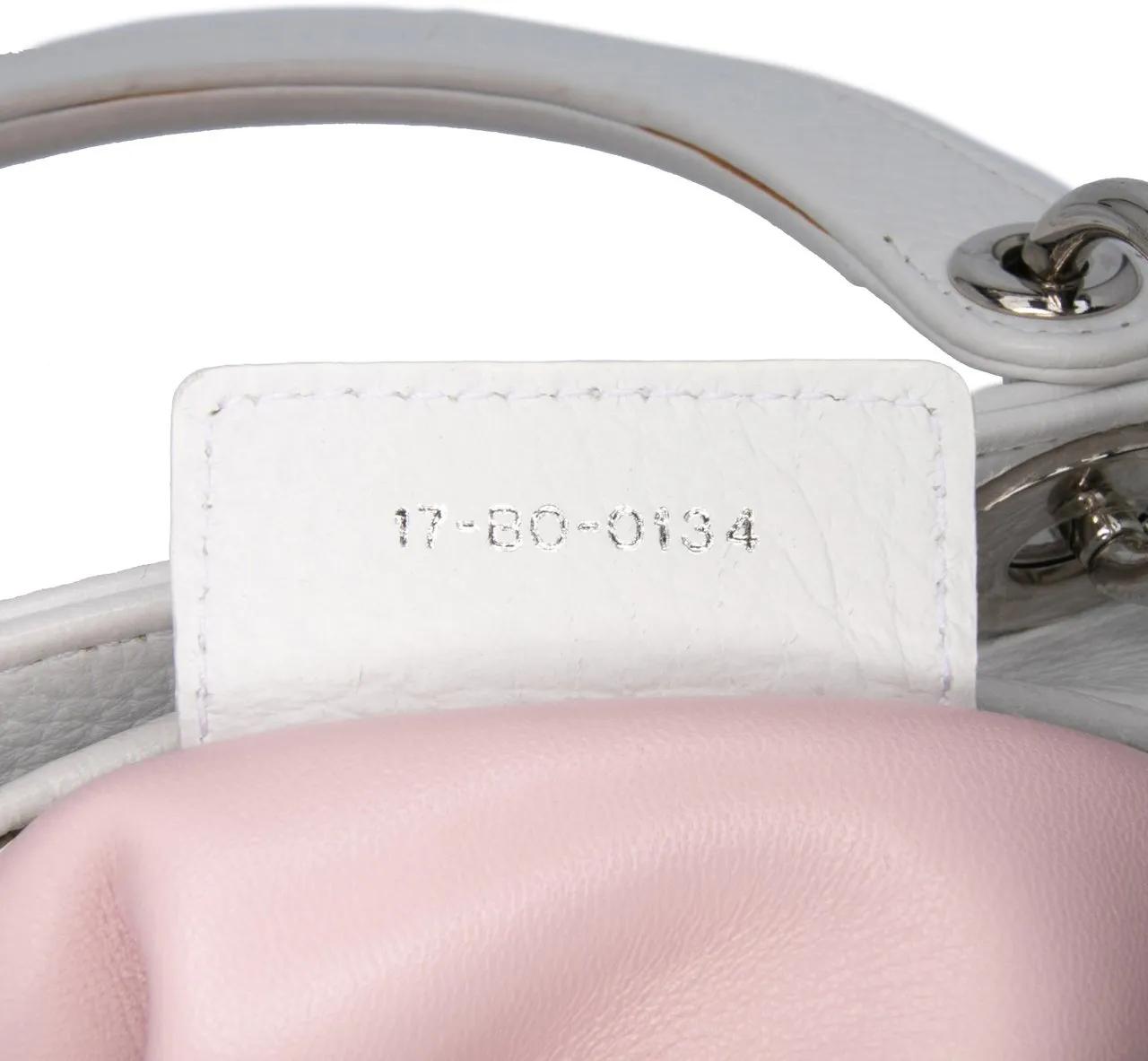 Thumbnail - Christian Dior Hobo Bags - Medium Deerskin Floral Printed Lady Dior - Gr. unisize - in Weiß - für Damen