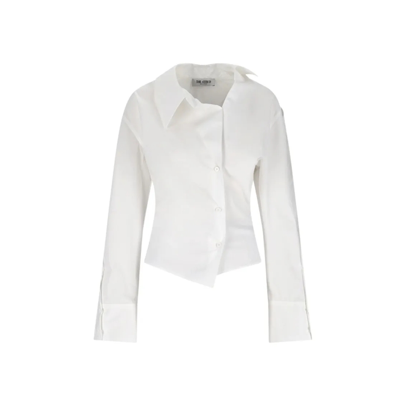 The Attico Blouse Asymmetric Shirt – White White