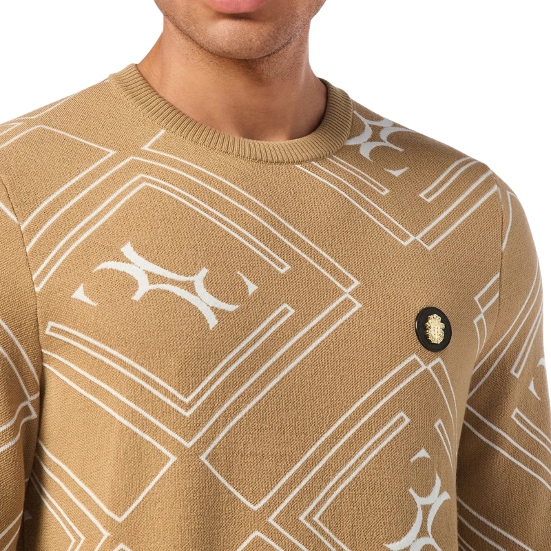 BILLIONAIRE  Pullover Rundhalsausschnitt Ls Love beige(Image 4)