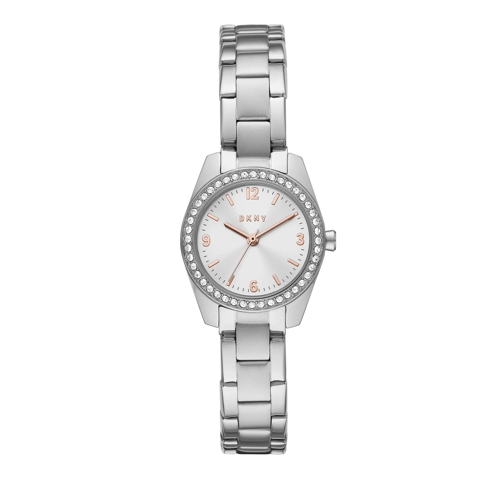 DKNY Automatikuhr Nolita Three-Hand Stainless Steel Watch Silver