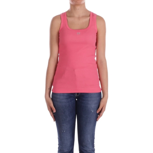 Pinko Top T-Shirts And Polos Coral Red rot (Image 3)