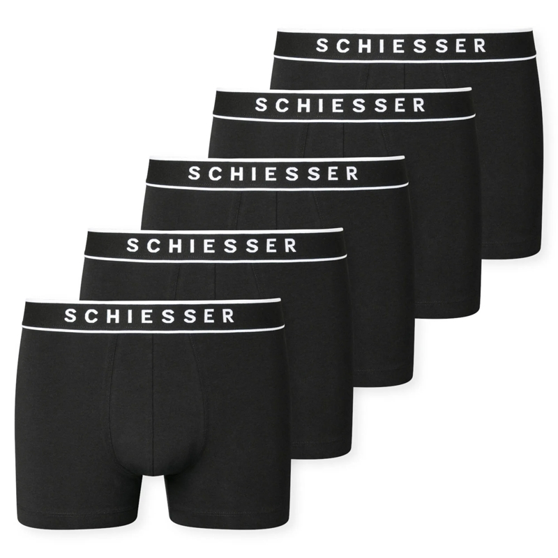 SCHIESSER  5PACK Shorts - 95/5 Multipacks 5er Pack schwarz