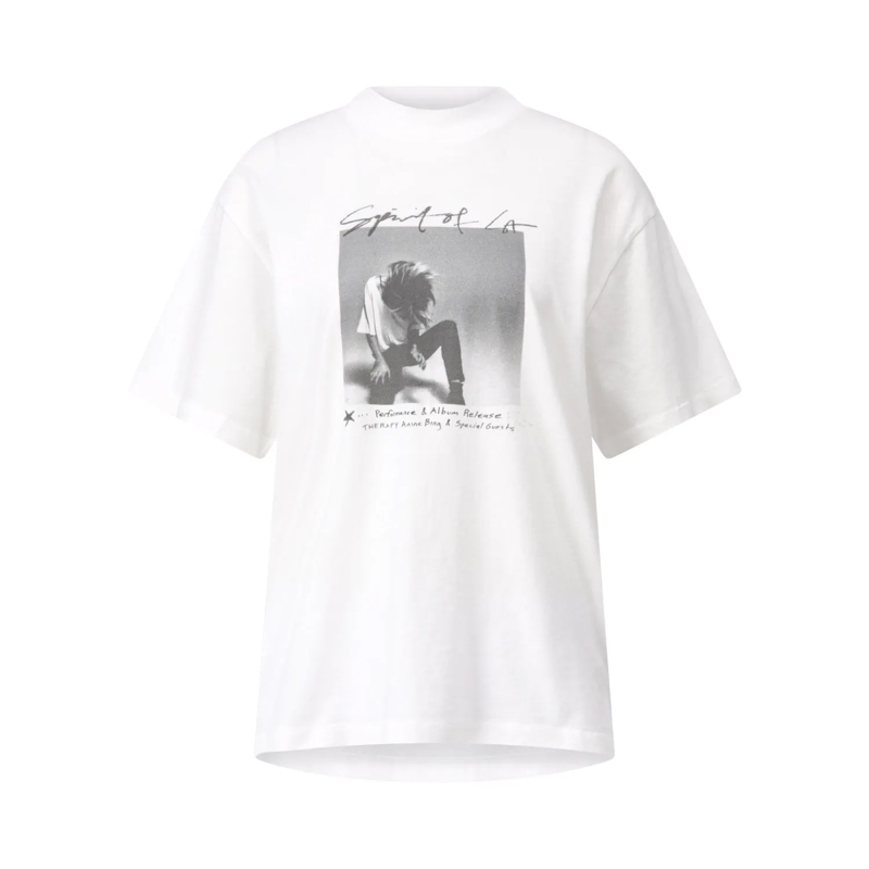 Anine Bing T-Shirt Oversized T-Shirt Ashton Weiß