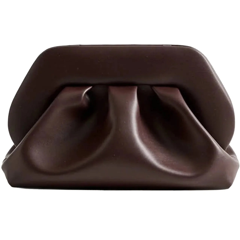 Themoirè Draagtas Ebony Vegan Clutch Grey