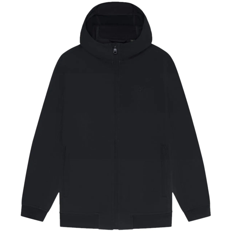 LYLE & SCOTT Daunenjacke Lyle&scott Tonal Fleece Back Jackets Zwart Jk2110t schwarz