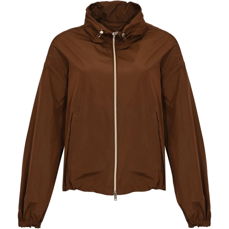 Herno Übergangsjacke Coats Leather Brown braun