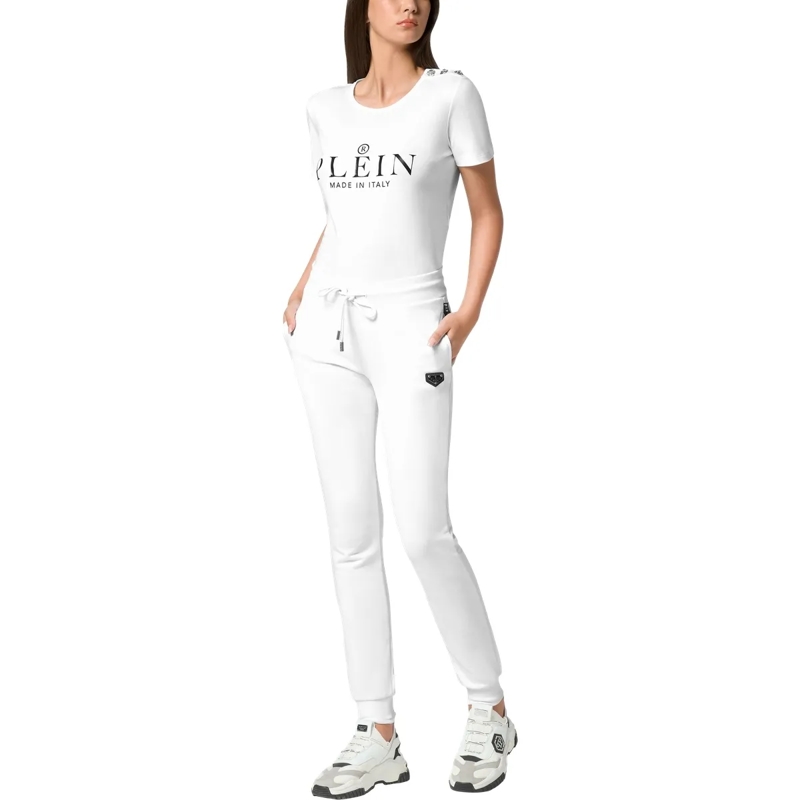 Philipp Plein Jogginghose Jogginghose Iconic Plein weiss(Image 4)