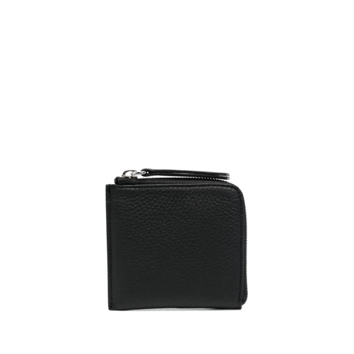 Maison Margiela Black Leather Wallet Black Porte-monnaie