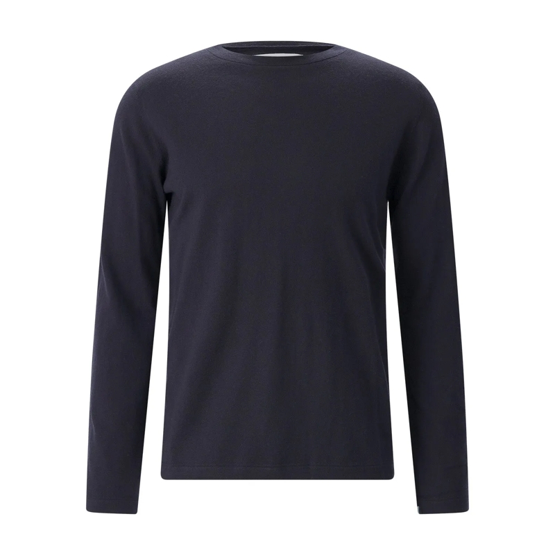 Extreme Cashmere T-shirt Longsleeve Jones aus Kaschmir-Mix dunkelblau