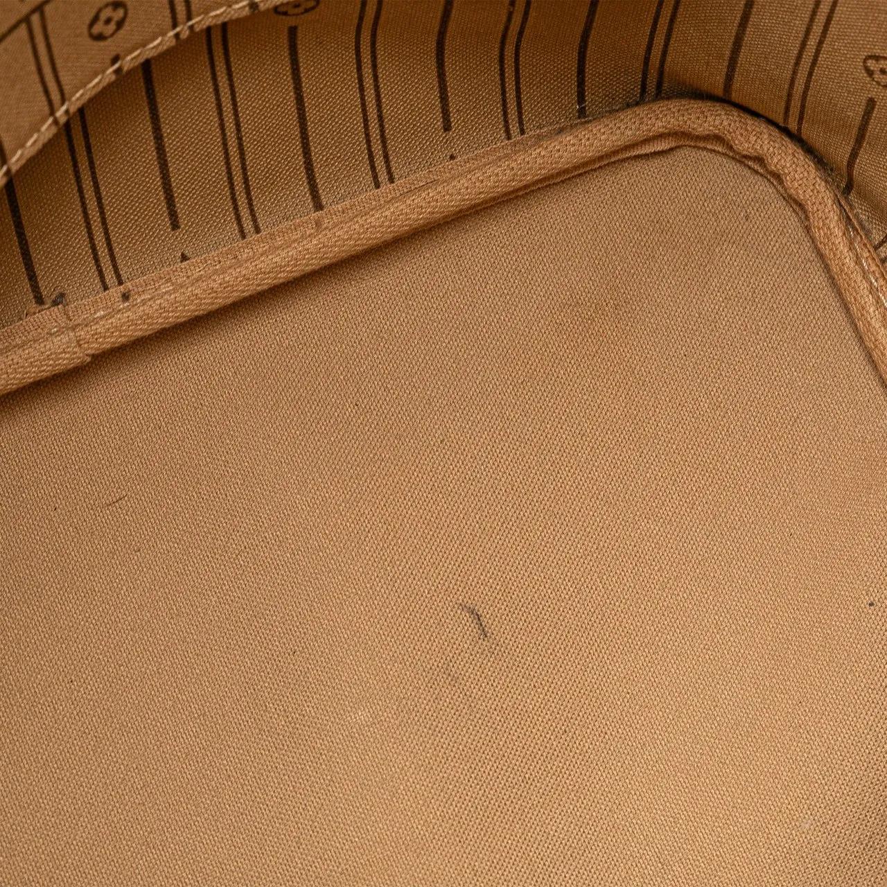 Louis Vuitton Shoppers 2007 Monogram Neverfull MM in bruin