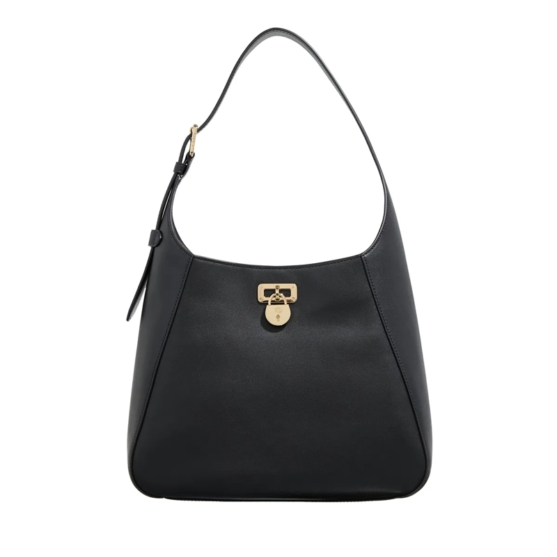 Lauren Ralph Lauren Hobo Bag Tanner Lg Sh-Shoulder Bag-Large Black