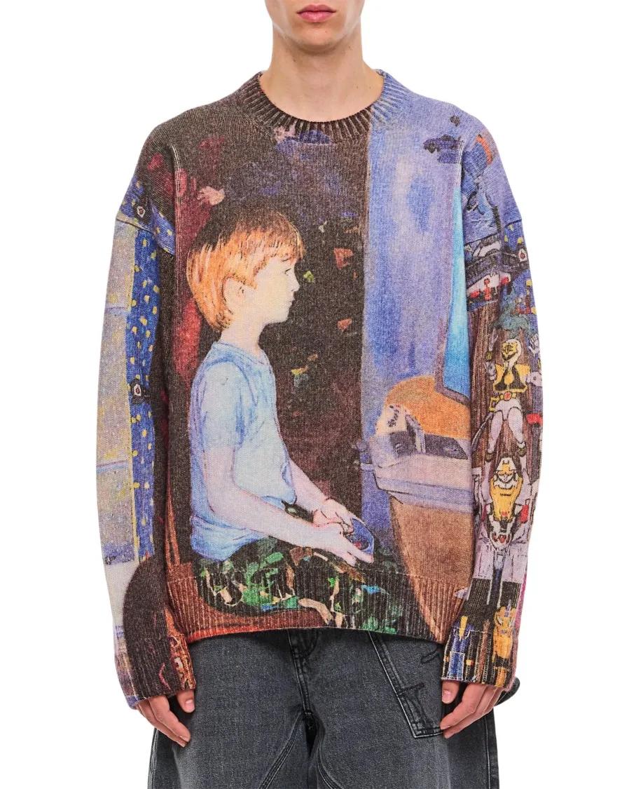 J.W.Anderson - Printed Jumper - Größe M - bunt