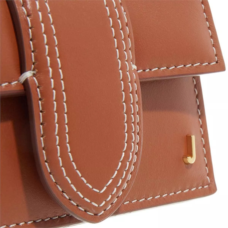 Jacquemus Micro sac Le petit Bambino Mini flap bag Brown(Image 4)