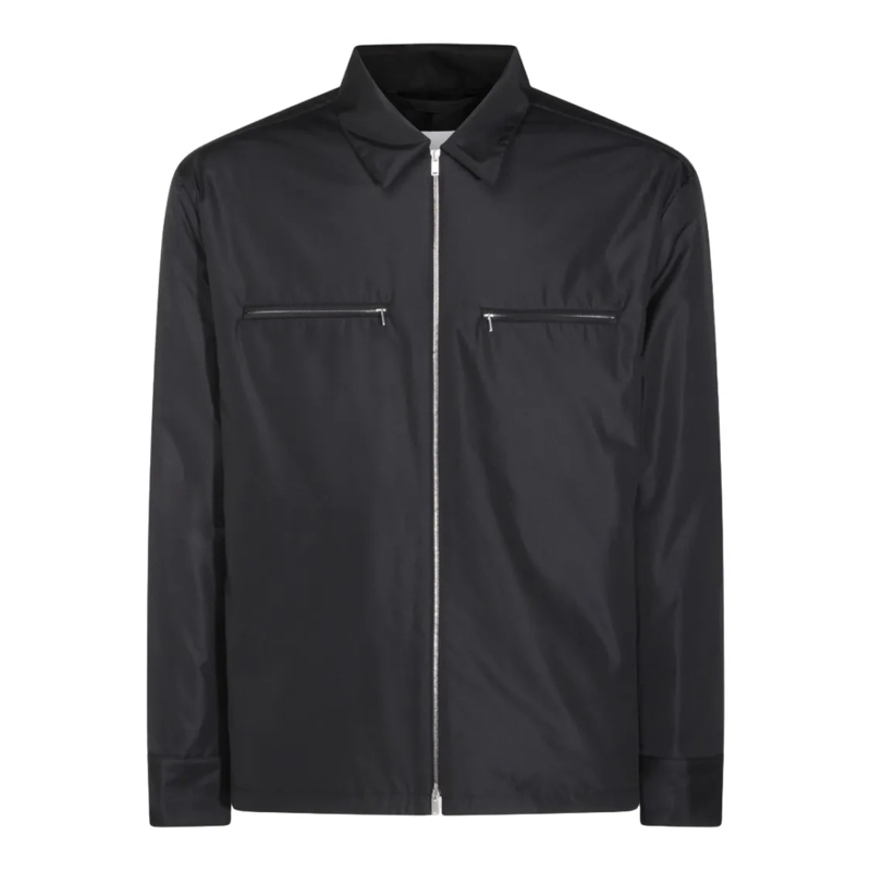 Jil Sander  Black Jacket With Classic Collar Black