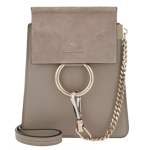 Chloé Faye Small Bracelet Bag Motty Grey Crossbody Bag