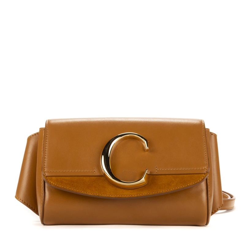 Chloé Crossbody Bag C Belt camel