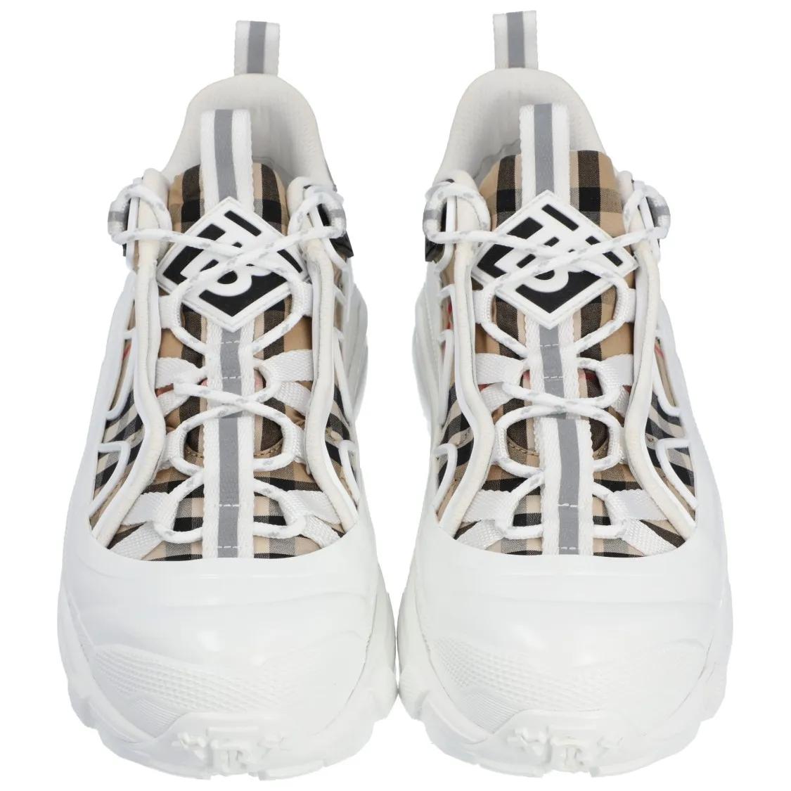 Thumbnail - Burberry Low-Top Sneaker - Arthur Sneakers In Check White - Gr. 40,5 (EU) - in Weiß - für Damen