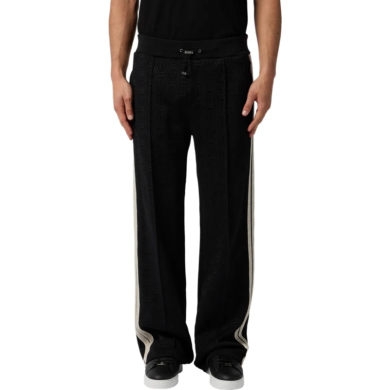 Philipp Plein Jogginghose Tracksuit Trousers Monogram Monogram schwarz(Image 3)