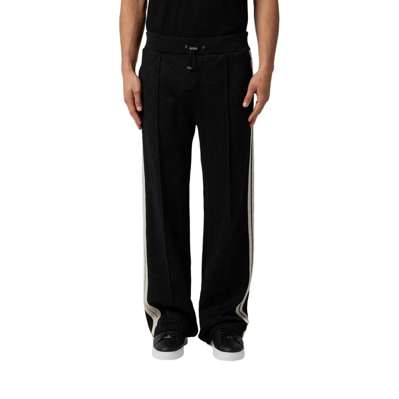 Philipp Plein Jogginghose Tracksuit Trousers Monogram Monogram schwarz(Image 4)