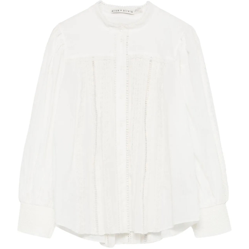 Alice + Olivia Bluse Shirts White weiß