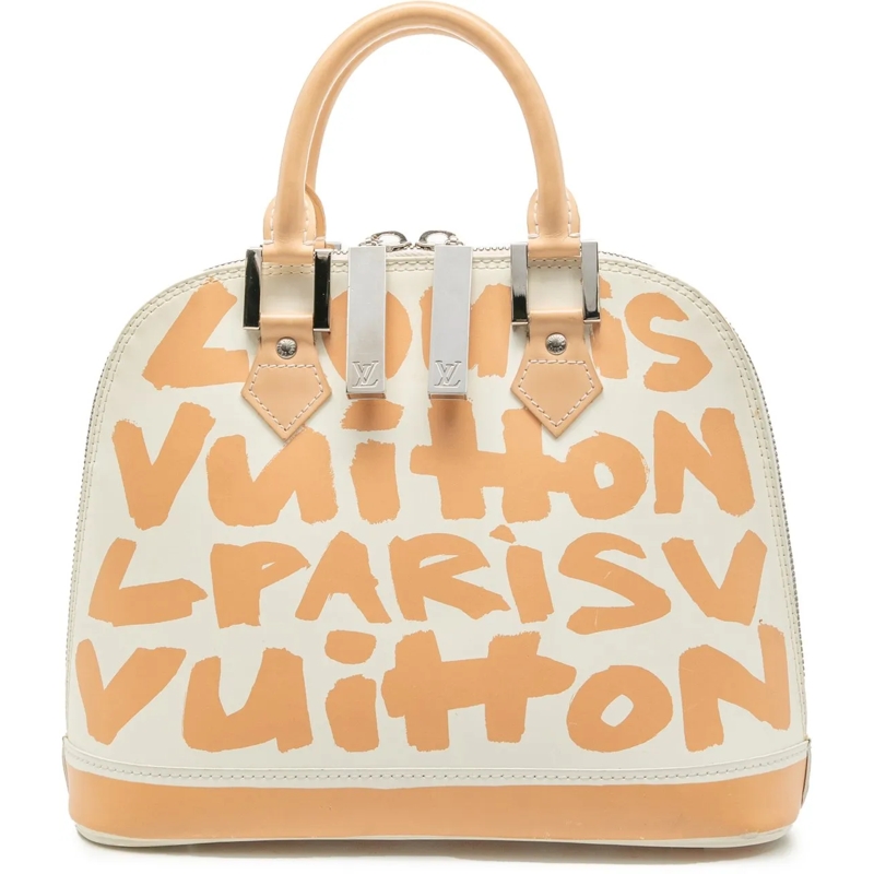 Louis Vuitton Tote Stephen Sprouse Graffiti Alma MM weiß