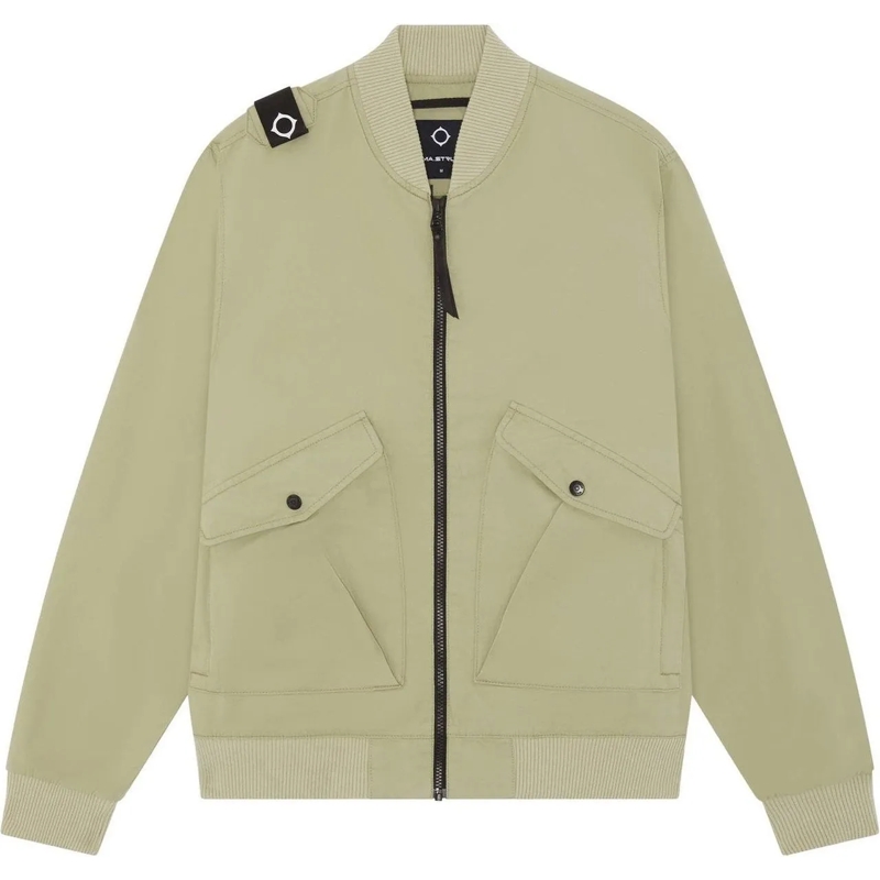 MA. STRUM Doudoune Mastrum Bomber Tea Jackets Lichtgroen Mas1554 Bomb grün