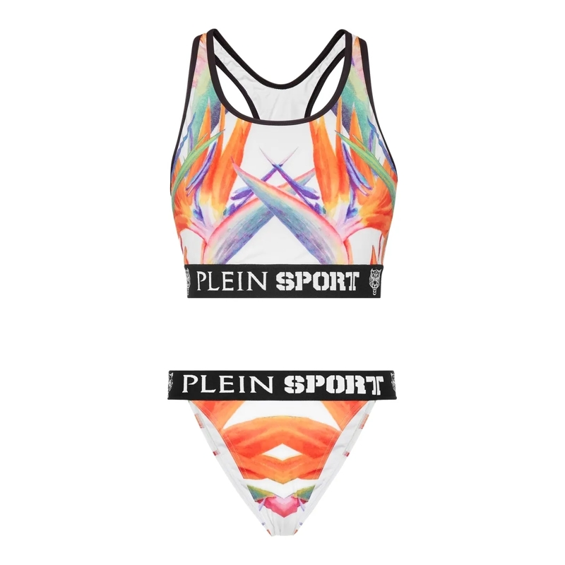 Plein Sport  Bikini Flowers weiss