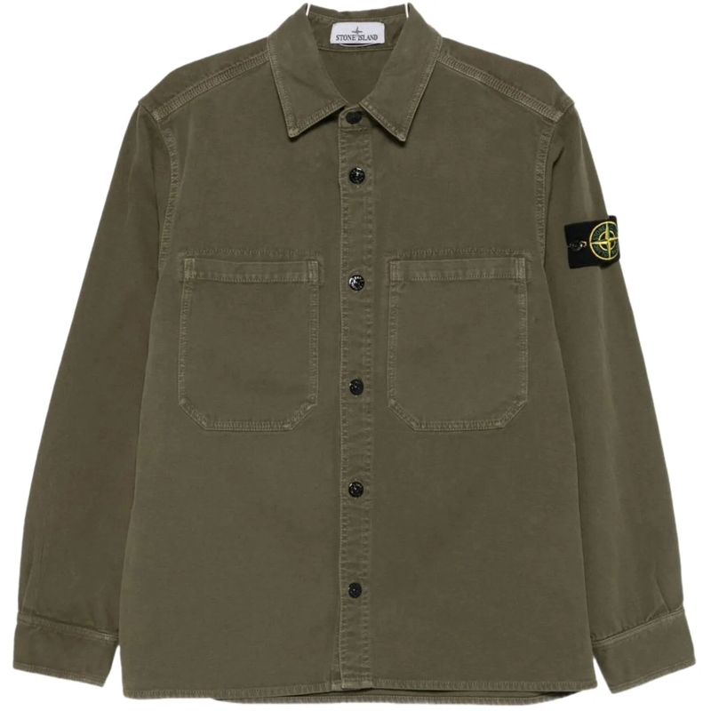 Stone Island Legeres Oberteil Shirts Green grün