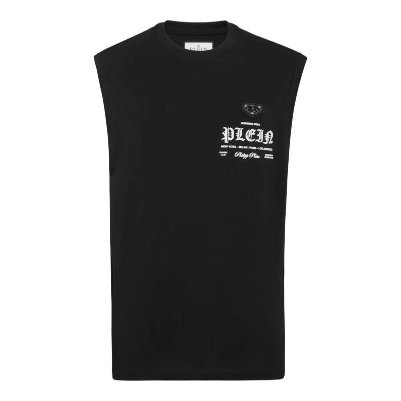 Philipp Plein T-Shirt T-Shirt Rundhalsausschnitt Ss schwarz