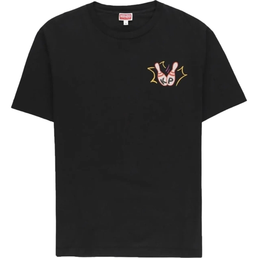 Kenzo  Bowling Team Logo Oversize T-shirt schwarz