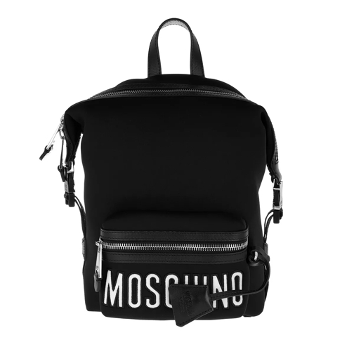 Moschino Backpack Fantasia Nero Zaino