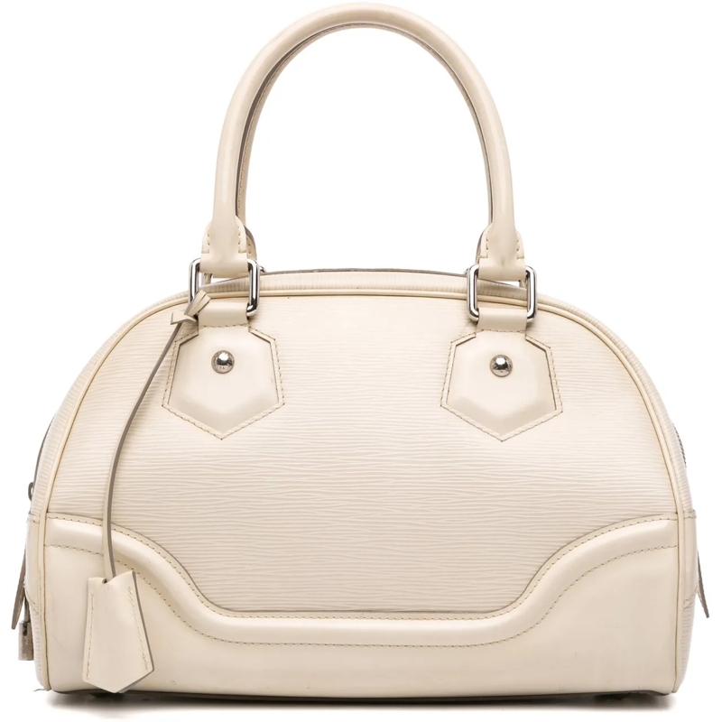 Louis Vuitton Fourre-tout Epi Bowling Montaigne PM weiß