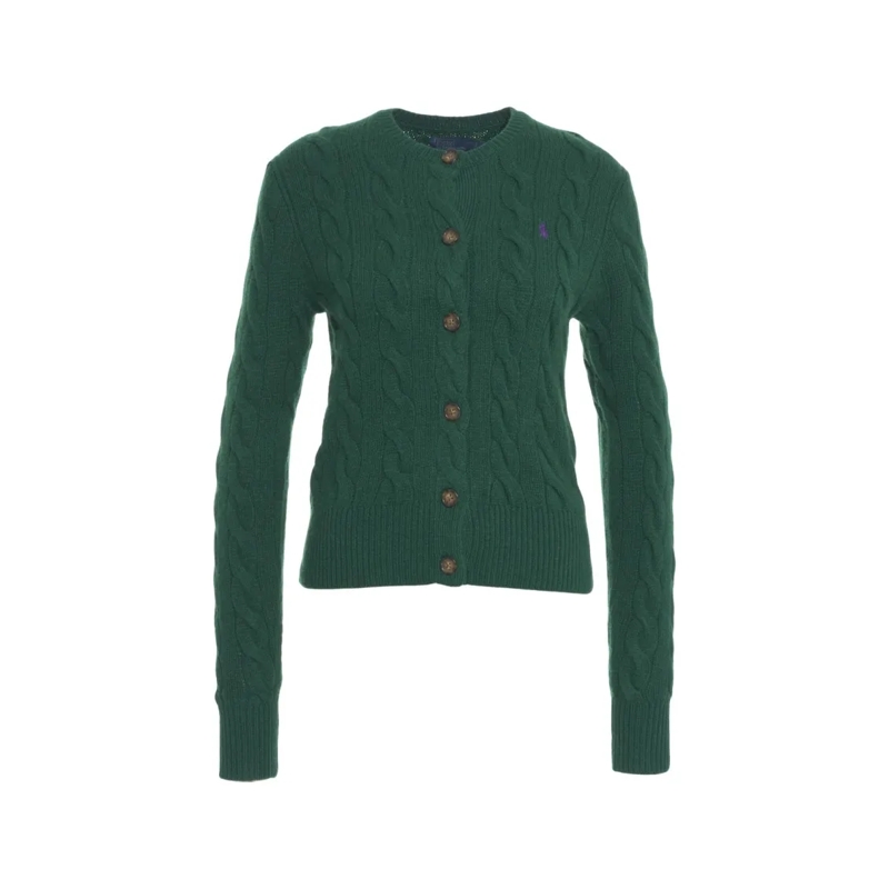 Polo Ralph Lauren Strickjacke Cable-Knit Cardigan Black