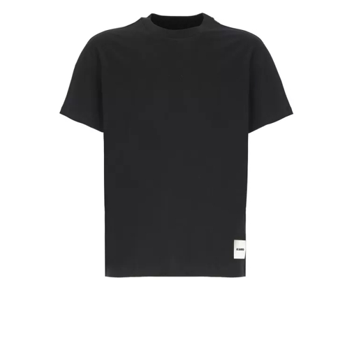 Jil Sander Three Cotton T-Shirt Set Black 