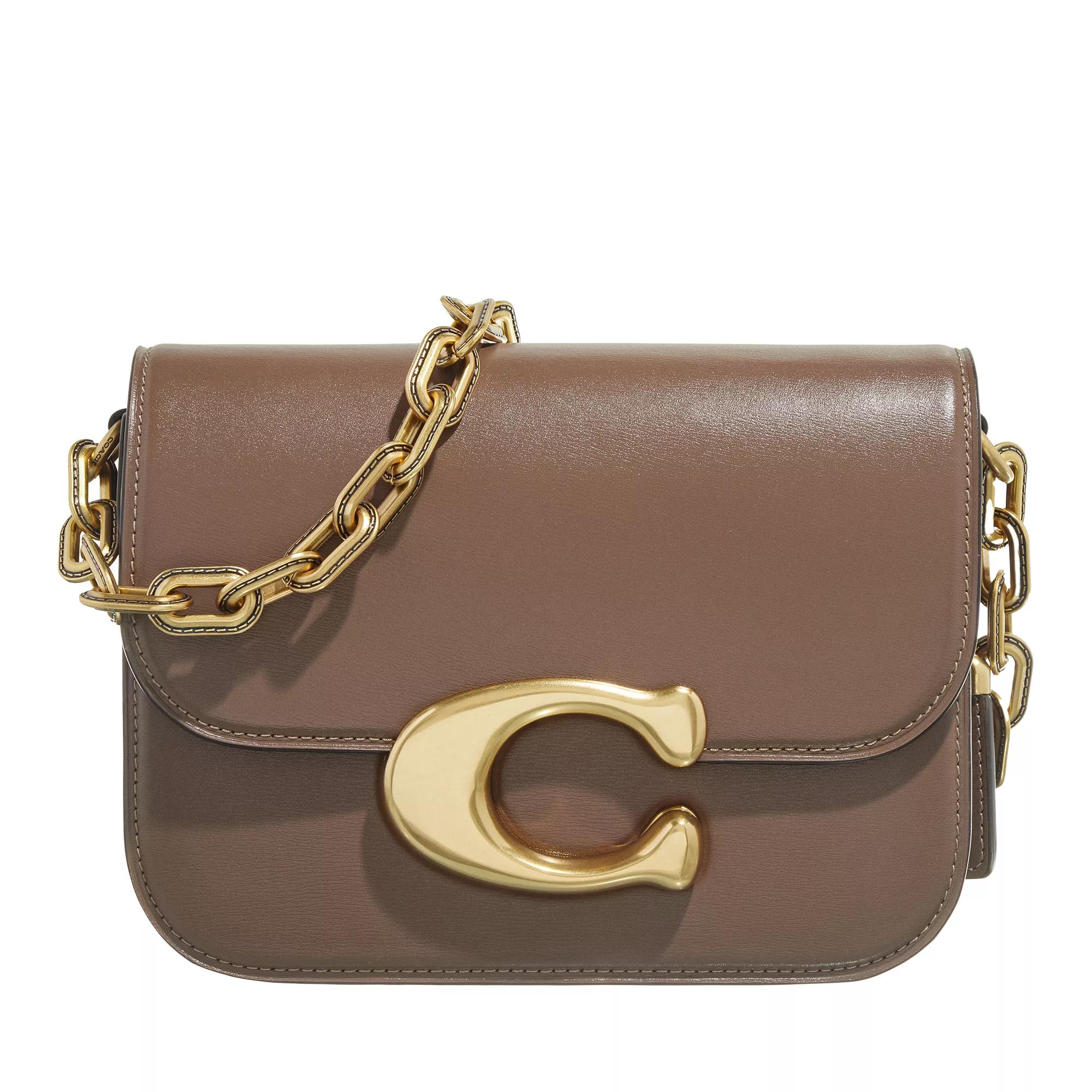 Coach Crossbody Bags - Luxe Refined Calf Idol Bag - Gr. unisize - in Taupe - für Damen