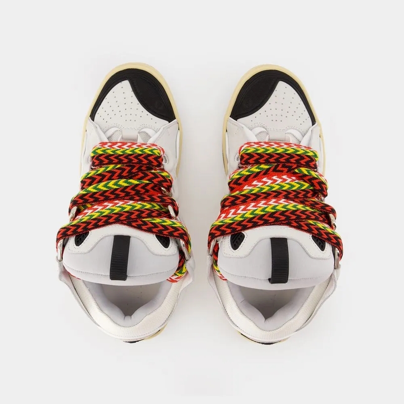 Lanvin Low-Top-Sneaker Curb Sneakers - Synthetic - White White(Image 4)