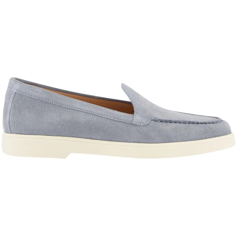 Santoni Mocassin Dames Yalta Loafer Blauw blau