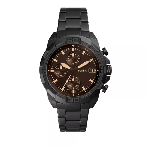 Fossil Bronson Chronograph Stainless Steel Watch FS Black Chronograph
