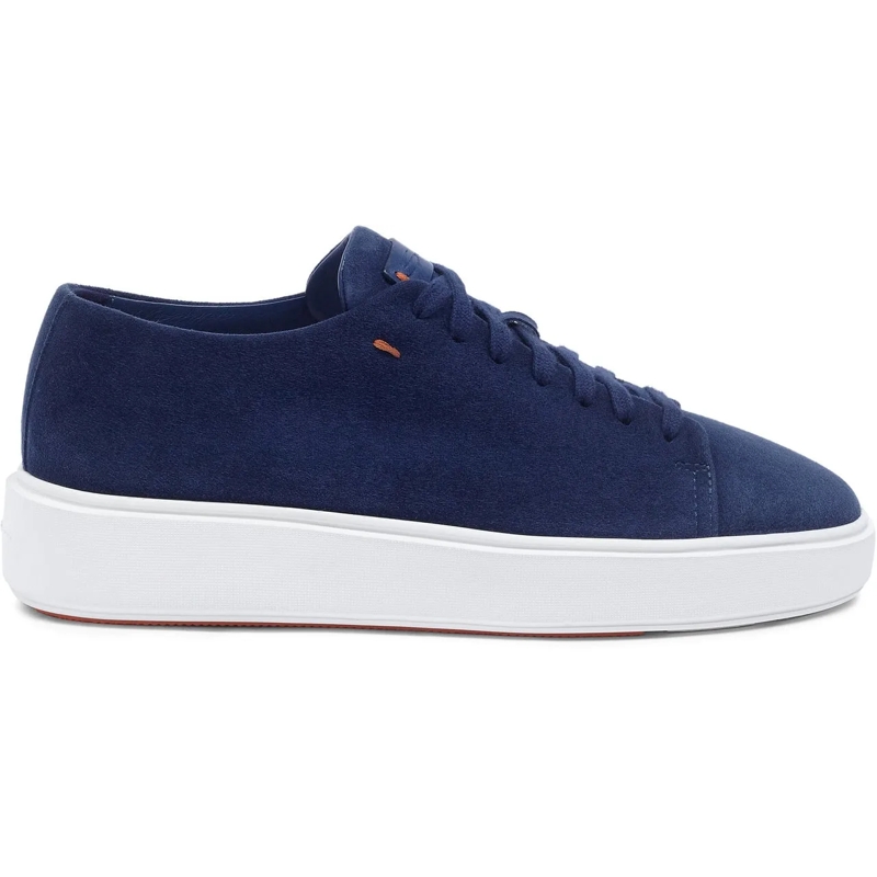 Santoni Sneaker basse Women?s suede sneaker weiß